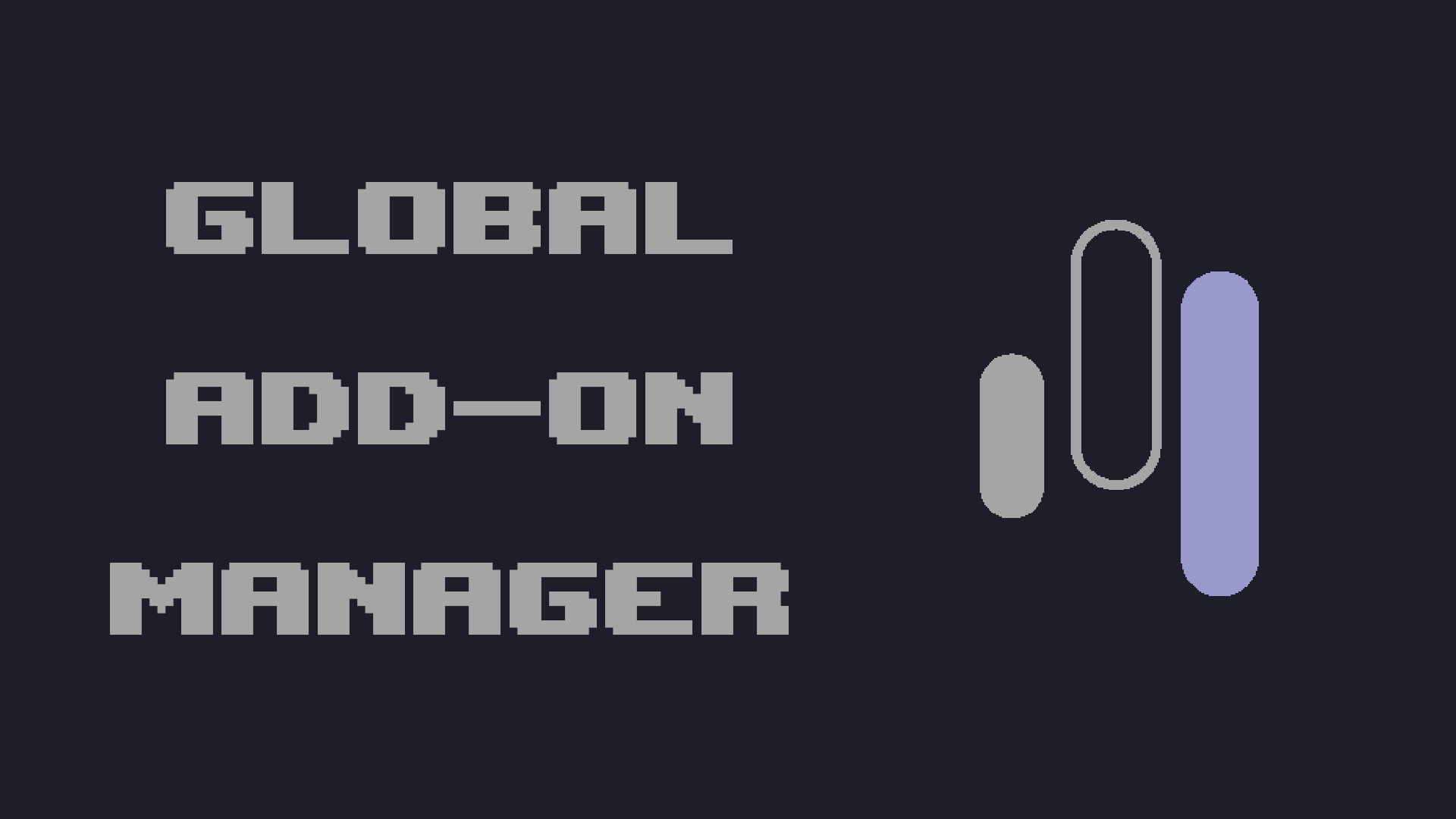 Global Add-on Manager