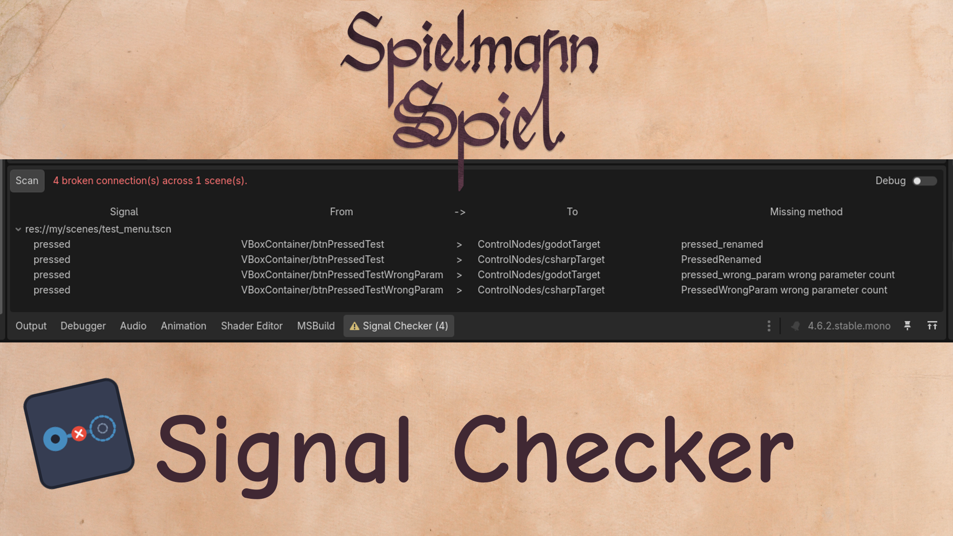 Godot Signal Checker