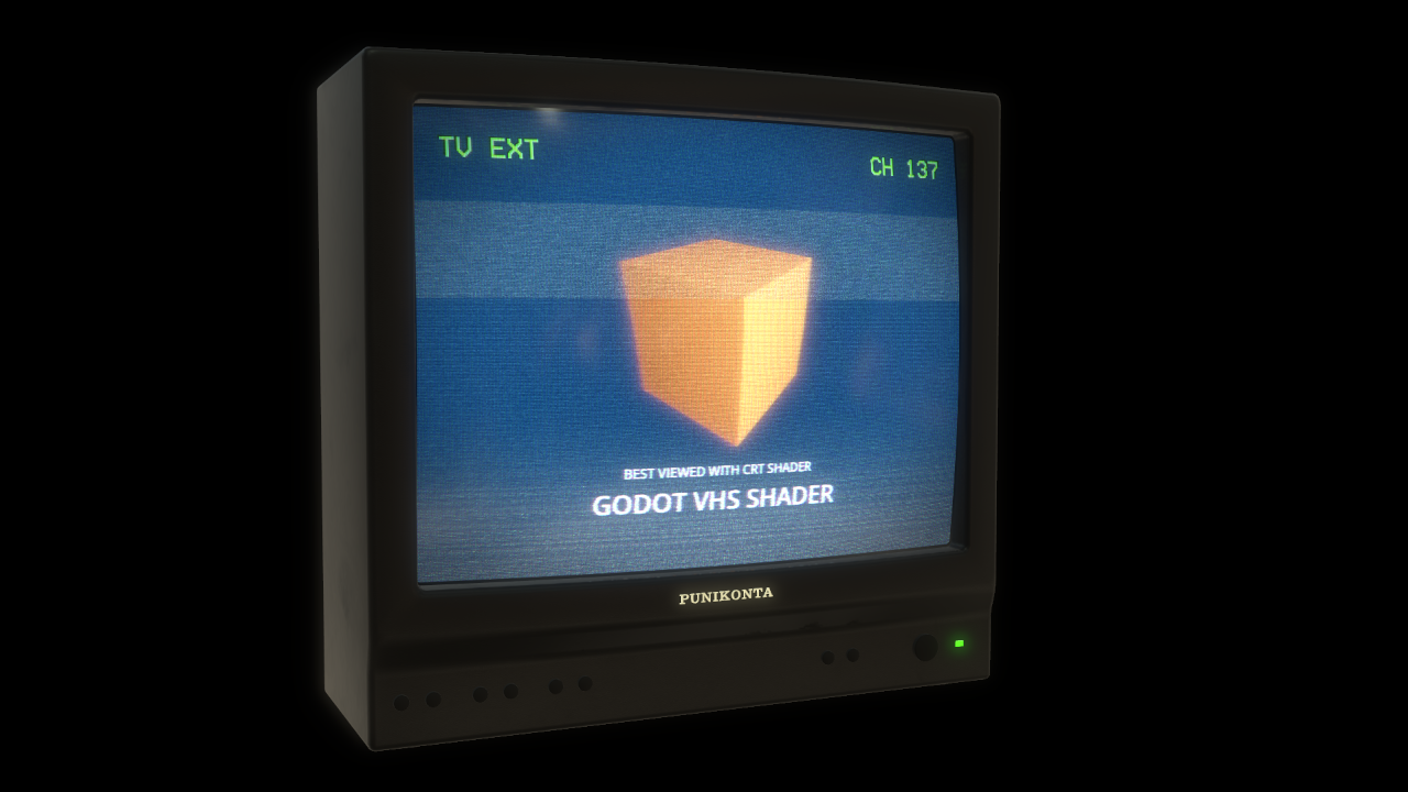 CRT and VHS shaders